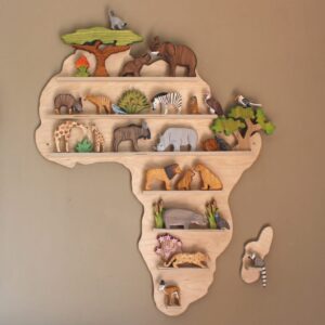 Animals and Scenery for Africa Shelf (Shelf Not Included)
