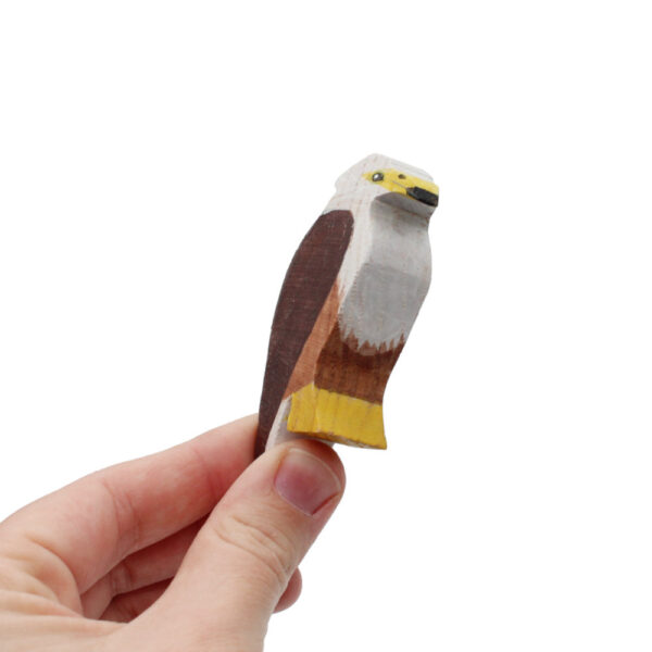 African Fish Eagle Wooden Bird In Hand by Good Shepherd Toys