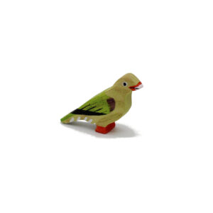 African Green Pigeon Wooden Bird