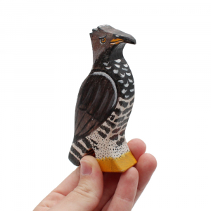 African Crowned Eagle / Wooden Toddler Bird