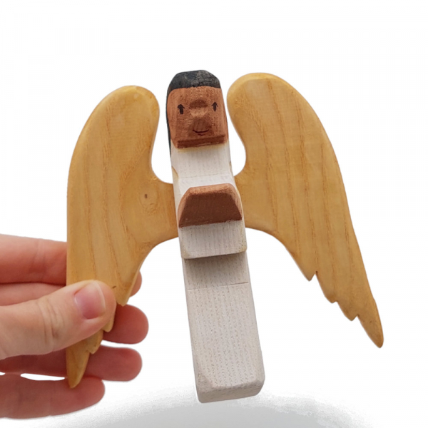 Angel with Dark skin in Hand - by Good Shepherd Toys