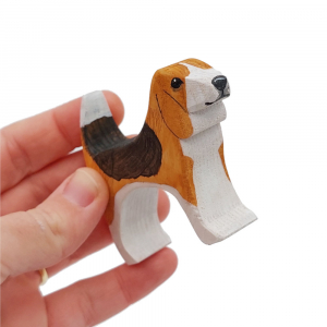 Beagle Wooden Dog Figure (PRE-ORDER)