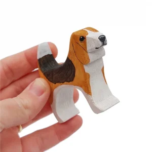 Beagle Wooden Dog Figure