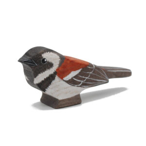 Cape Sparrow (Mossie) / Medium Size Wooden Bird