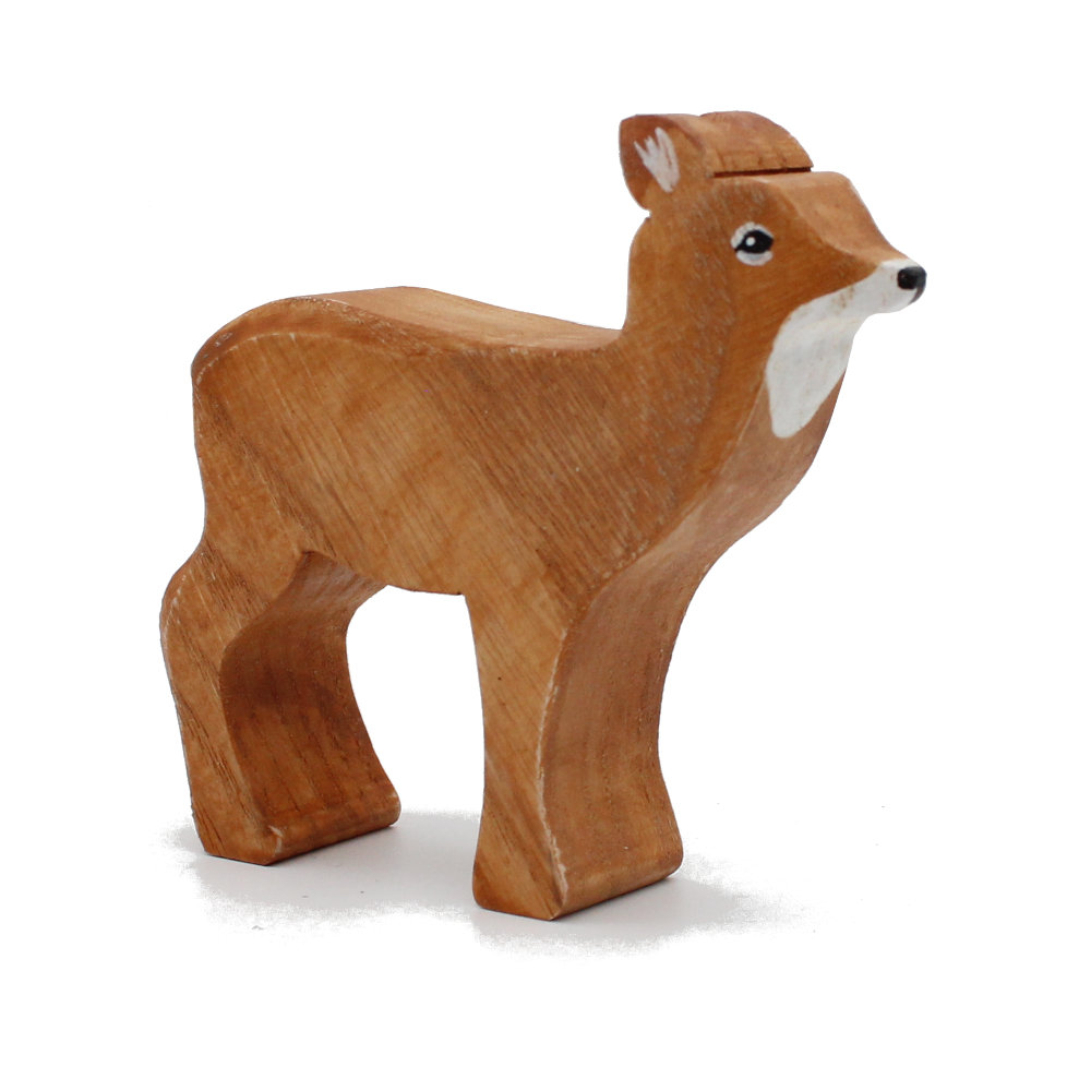 Doe (Female White-tailed Deer) Wooden Figure