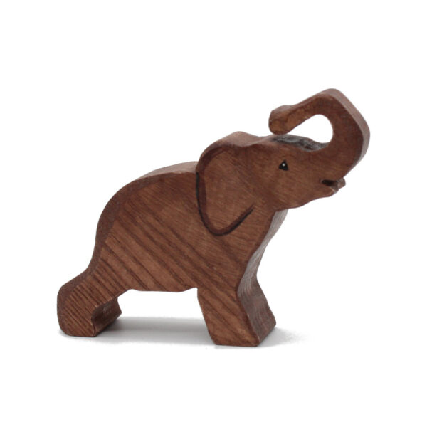 Elephant Calf Wooden Figure - by Good Shepherd Toys