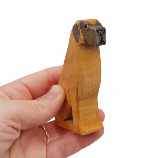 Great Dane wooden dog in Hand by Good Shepherd Toys