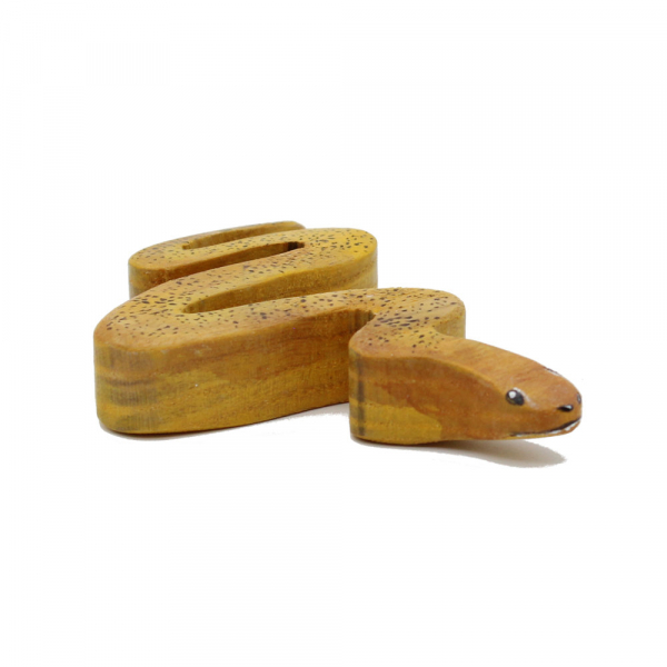 Inland Taipan Snake Wooden Figure - by Good Shepherd Toys