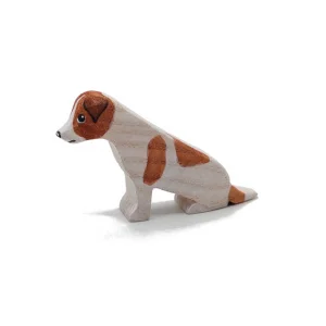 Jack Russel Wooden Dog Figure