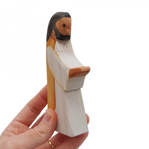 Jesus Wooden Figure / Dark Skin