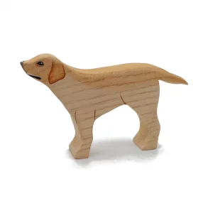 Labrador Wooden Dog Figure