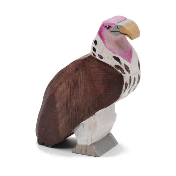 Lappet-faced Vulture Wooden Bird - by Good Shepherd Toys