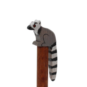 Ring-tailed Lemur Wooden Figure