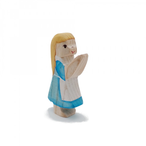 Little Girl Wooden Figure / Light Skin (PRE-ORDER)