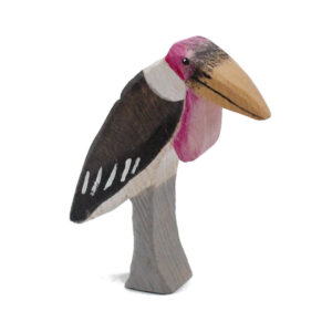 Marabou Stork Wooden Figure