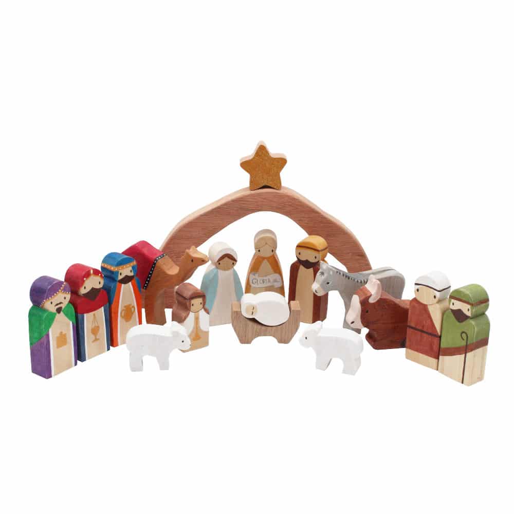 Good Shepherd Toys Nativity Set Colour