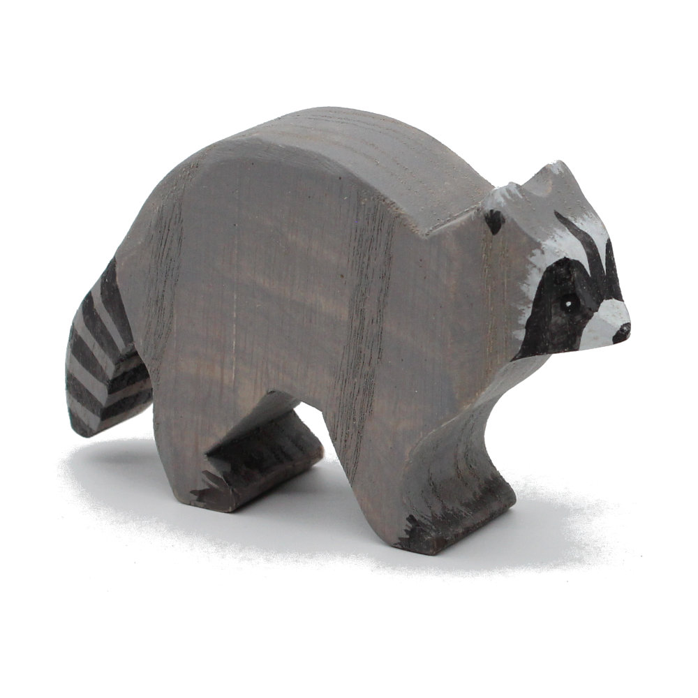 Raccoon Wooden Figure