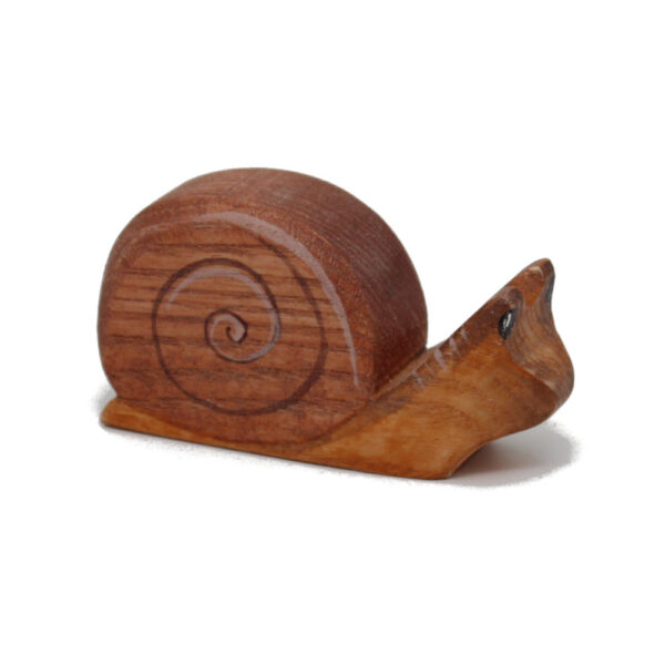 Snail Wooden Figure