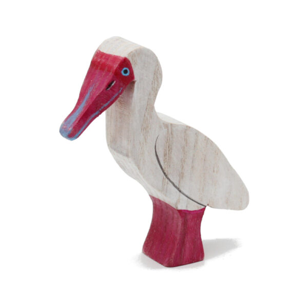 Spoonbill Wooden Bird by Good Shepherd Toys
