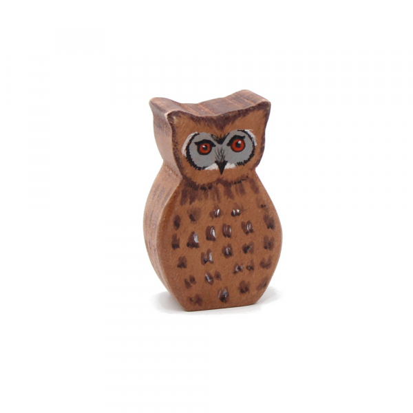Spotted Eagle Owl Wooden Bird - by Good Shepherd Toys