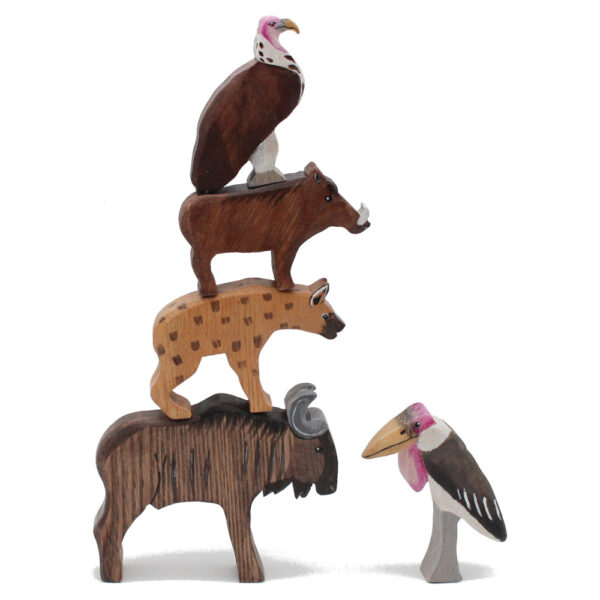 Ugly Five Set Stacked Wooden Figures - by Good Shepherd Toys
