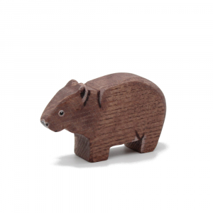 Wombat Wooden Figure