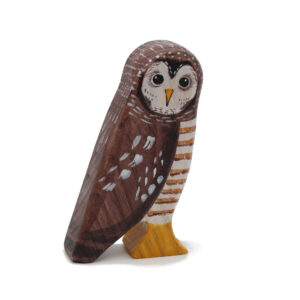 Wood Owl / Medium Size Wooden Bird