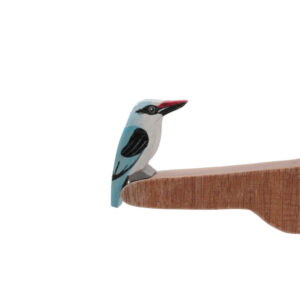 Woodland Kingfisher Wooden Bird