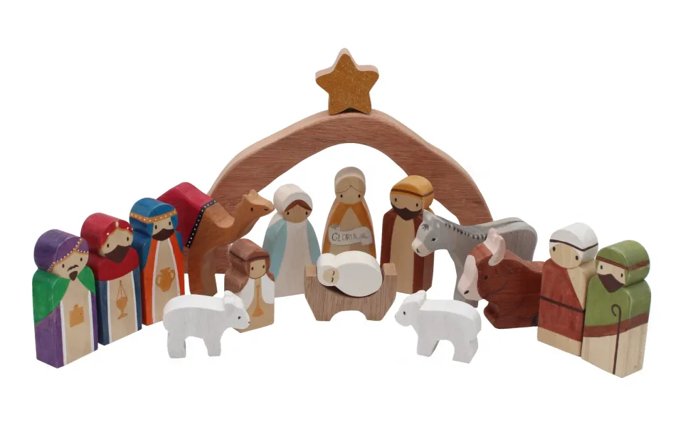 Wooden Nativity Set by Good Shepherd Toys